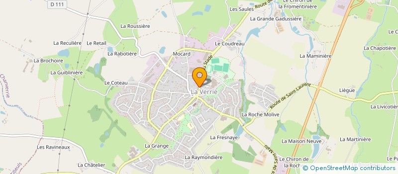 localisation de l'entreprise SCI JPOC  CHANVERRIE