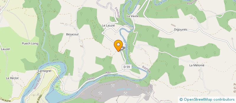 localisation de l'entreprise SCI JPOSA  MONT-ROC