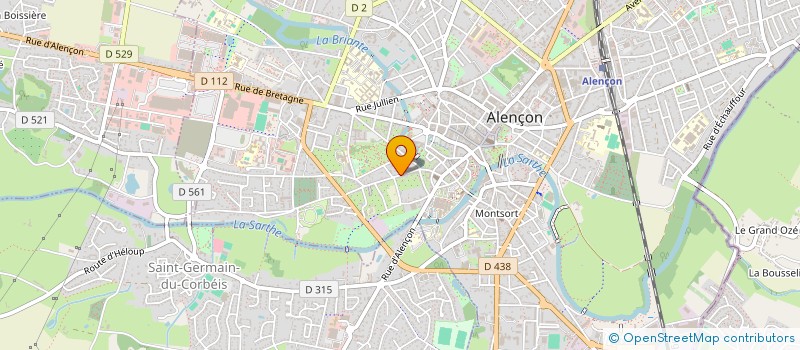 localisation de l'entreprise SCI JPP à ALENCON