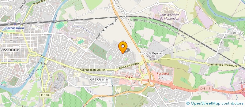 localisation de l'entreprise SCI JPP à CARCASSONNE