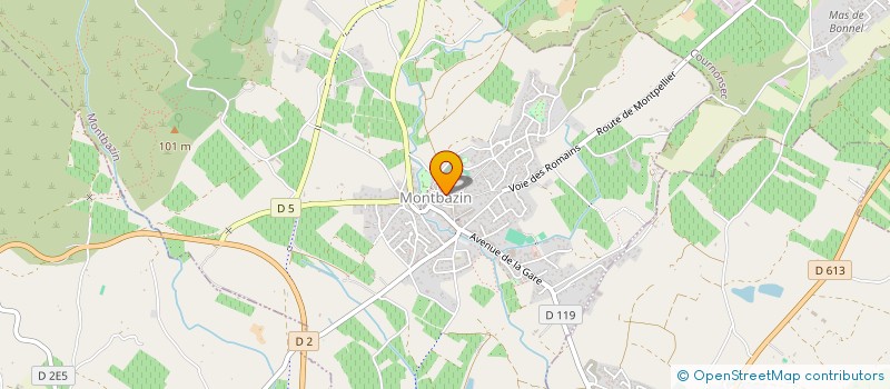 localisation de l'entreprise SCI JPP  POUSSAN