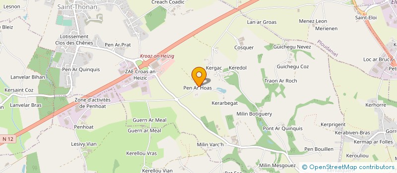 localisation de l'entreprise SCI JPP IMMO  SAINT-THONAN