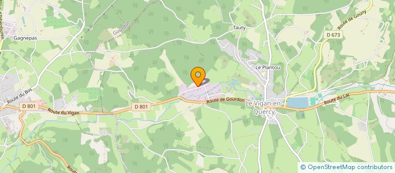 localisation de l'entreprise SCI JPPB  LE VIGAN