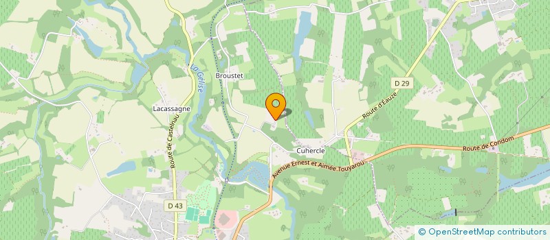 localisation de l'entreprise SCI JPPLAMIC  EAUZE