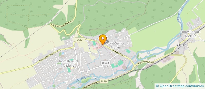 localisation de l'entreprise SCI JPPS ARABELLE  PONT-SAINT-PIERRE