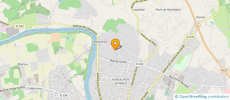 localisation de l'entreprise SCI JPR  VILLENEUVE-SUR-LOT