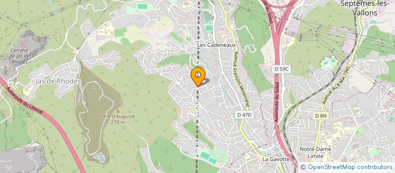 localisation de l'entreprise SCI JPR à LES PENNES-MIRABEAU