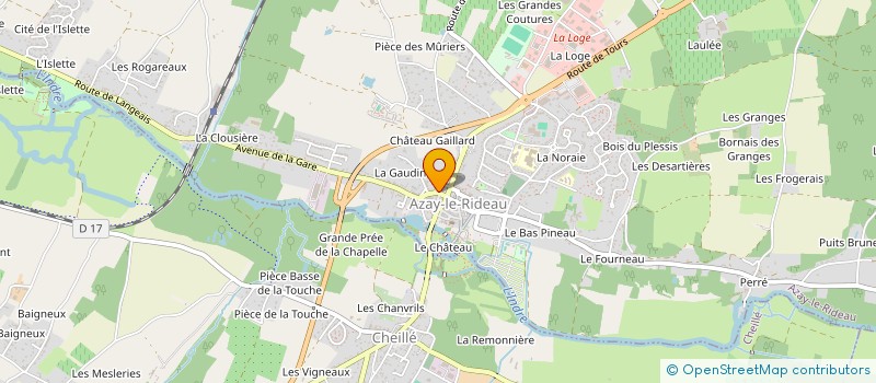 localisation de l'entreprise SCI JPRB à AZAY-LE-RIDEAU
