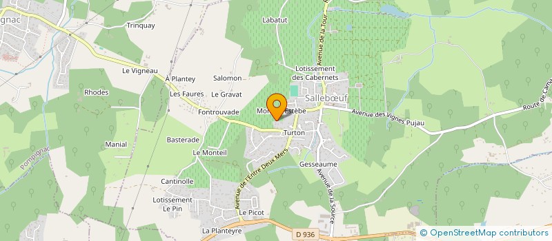 localisation de l'entreprise SCI JPRB  SALLEBUF