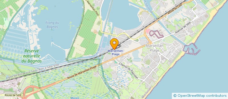 localisation de l'entreprise SCI JPRL à MARSEILLAN