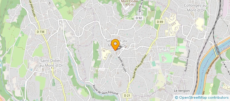 localisation de l'entreprise SCI JPS  SAINT-CYR-AU-MONT-D'OR