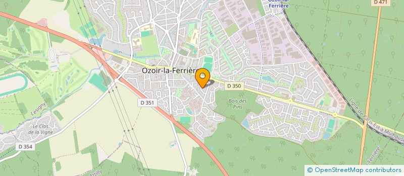 localisation de l'entreprise SCI JPS à OZOIR-LA-FERRIERE