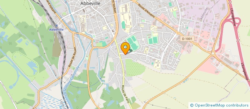 localisation de l'entreprise SCI JPS à ABBEVILLE