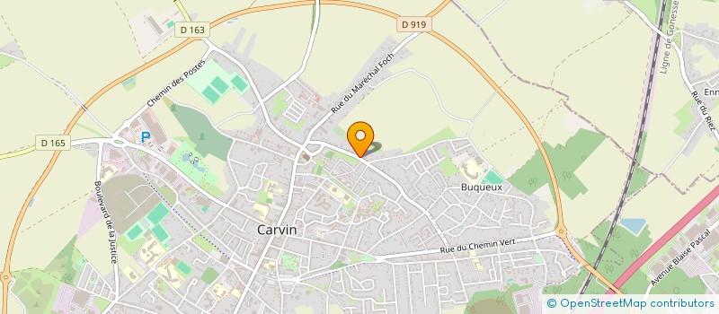 localisation de l'entreprise SCI JPS  CARVIN