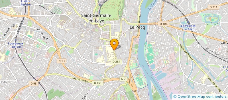 localisation de l'entreprise SCI JPS MONTVAL  LE PECQ