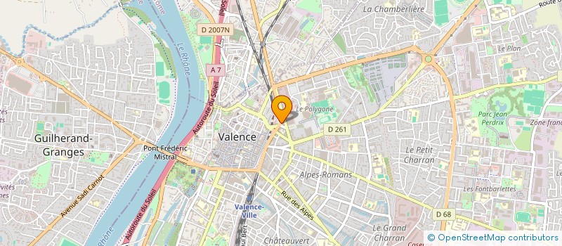 localisation de l'entreprise SCI JPS QUIOT à VALENCE