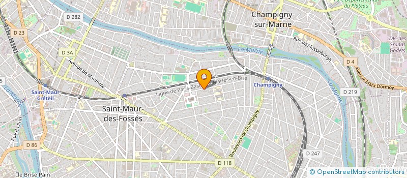 localisation de l'entreprise SCI JPSACHA15 à SAINT-MAUR-DES-FOSSES