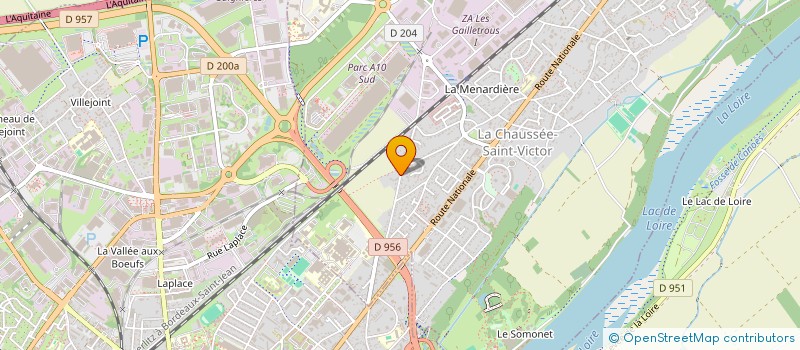 localisation de l'entreprise SCI JPSL  LA CHAUSSEE-SAINT-VICTOR