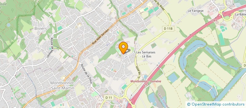 localisation de l'entreprise SCI JPSM  MONTBONNOT-SAINT-MARTIN