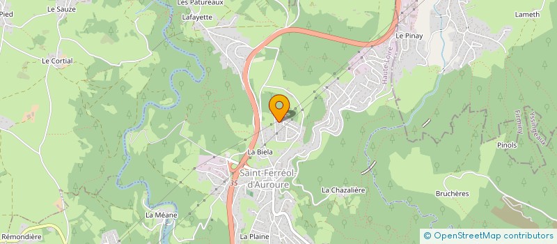localisation de l'entreprise SCI JPSP  SAINT-FERREOL-D'AUROURE