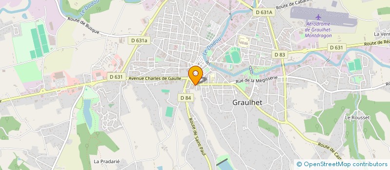 localisation de l'entreprise SCI JPV  GRAULHET