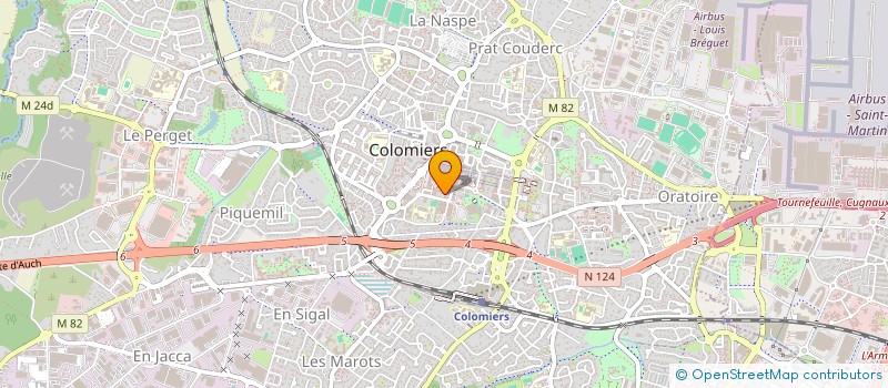 localisation de l'entreprise SCI JPV à COLOMIERS