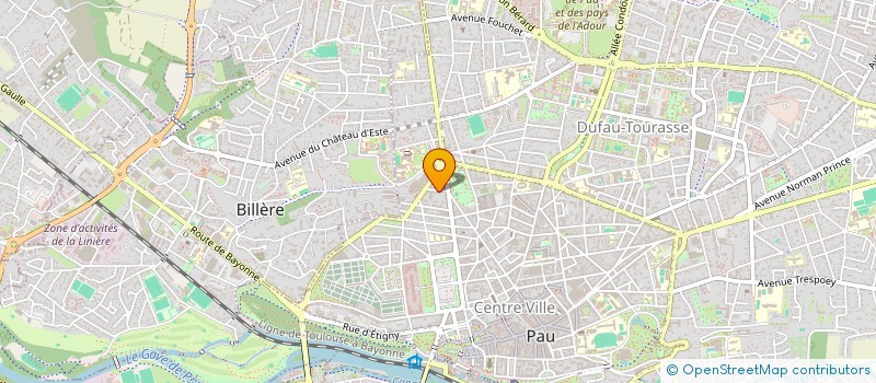 localisation de l'entreprise SCI JPV64 à PAU