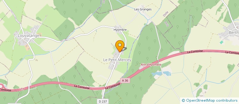 localisation de l'entreprise SCI JPVAL INVESTISSEMENT  DAMPIERRE