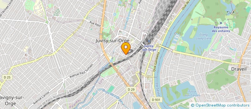 localisation de l'entreprise SCI JPVD  JUVISY-SUR-ORGE