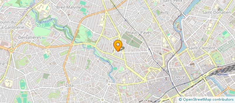 localisation de l'entreprise SCI JPVF  NANTES