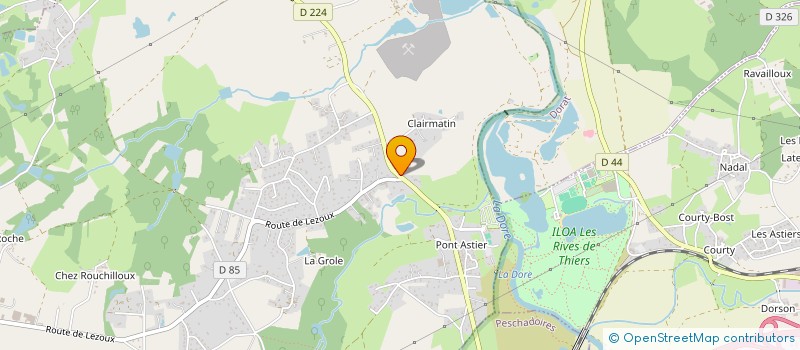 localisation de l'entreprise SCI JPX  ORLEAT