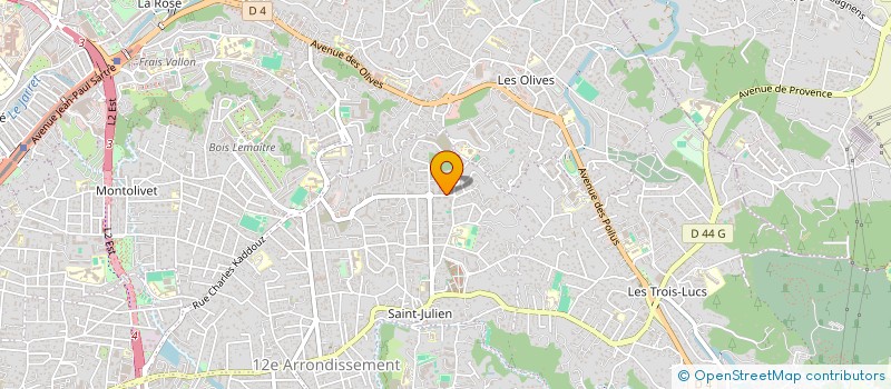 localisation de l'entreprise SCI JPZ à MARSEILLE