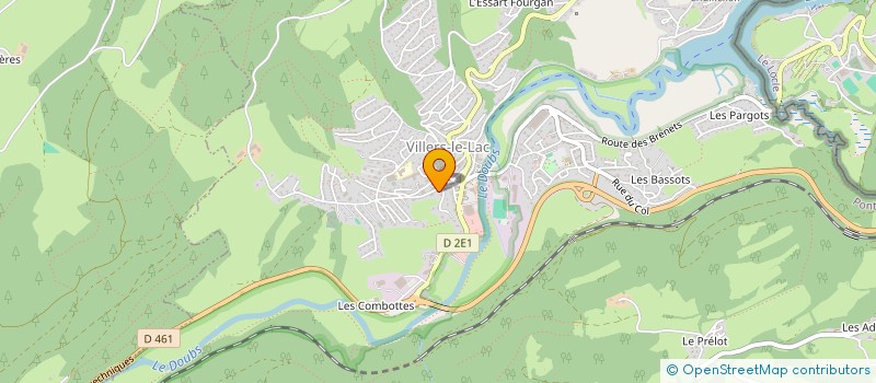 localisation de l'entreprise SCI JR  VILLERS-LE-LAC