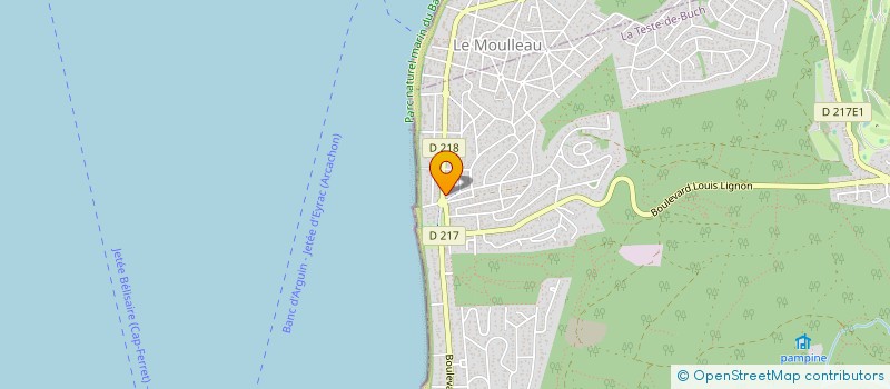 localisation de l'entreprise SCI JR. à LA TESTE-DE-BUCH