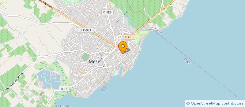 localisation de l'entreprise SCI JR à MEZE