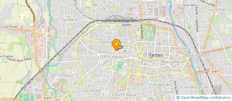 localisation de l'entreprise SCI JR  TARBES