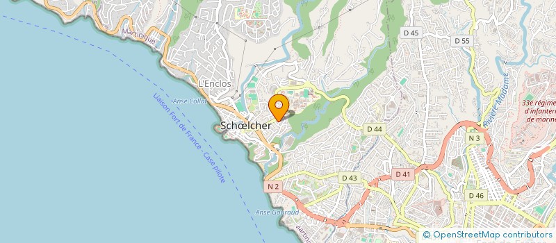 localisation de l'entreprise SCI JR à SCHOELCHER