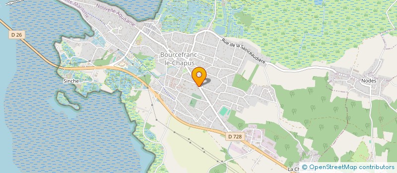 localisation de l'entreprise SCI JR  BOURCEFRANC-LE-CHAPUS