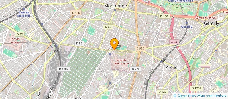 localisation de l'entreprise SCI JR  MONTROUGE