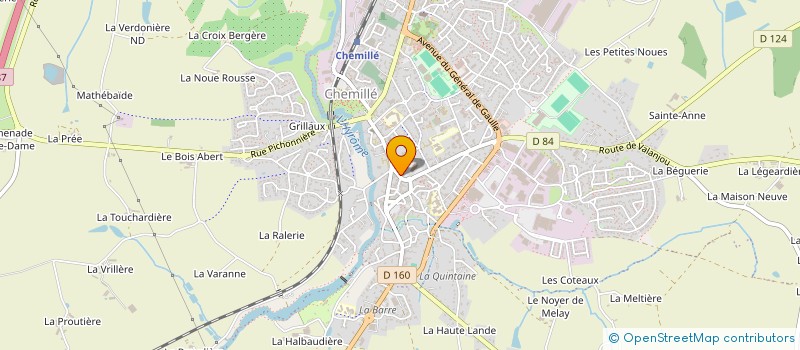 localisation de l'entreprise SCI JR BUSINESS  CHEMILLE-EN-ANJOU