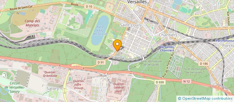 localisation de l'entreprise SCI JR ESTATE à VERSAILLES