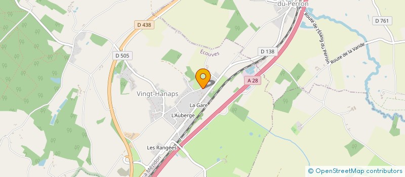 localisation de l'entreprise SCI JR HOME à ECOUVES