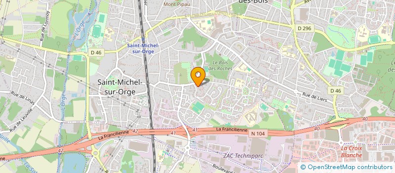 localisation de l'entreprise SCI JR LAKE  SAINT-MICHEL-SUR-ORGE