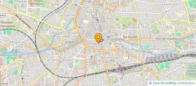 localisation de l'entreprise SCI JRB  RENNES