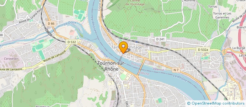 localisation de l'entreprise SCI JRB  TAIN-L'HERMITAGE