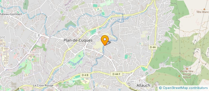 localisation de l'entreprise SCI JRC  ALLAUCH