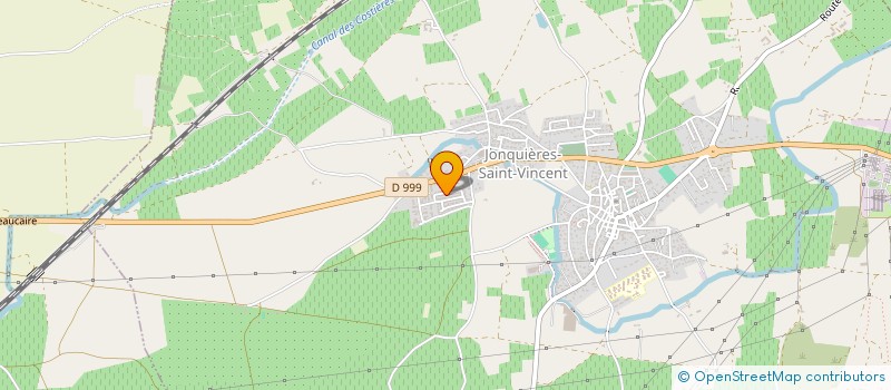 localisation de l'entreprise SCI JRC  JONQUIERES-SAINT-VINCENT