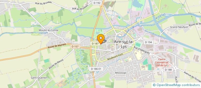 localisation de l'entreprise SCI JRC  MAMETZ