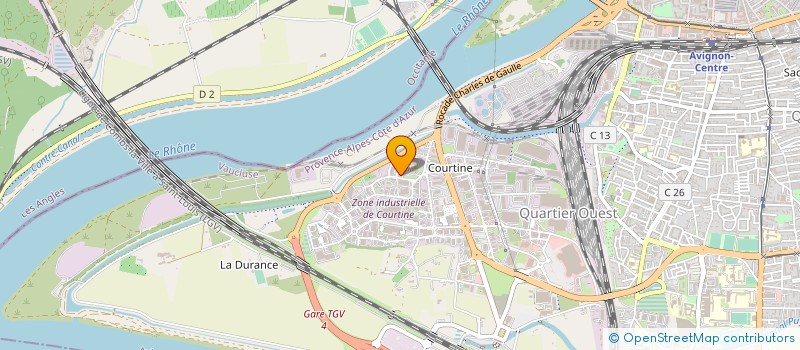 localisation de l'entreprise SCI JRD  AVIGNON