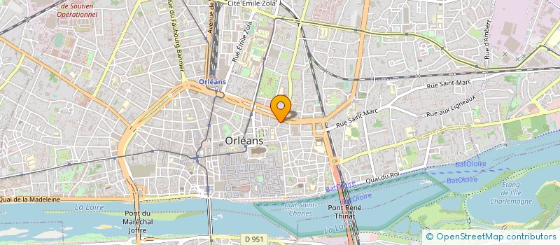 localisation de l'entreprise SCI JRD2P à ORLEANS
